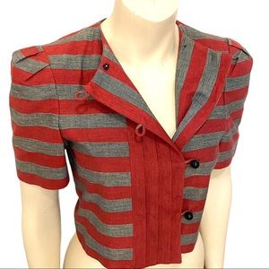 Vintage Albert Nipon Coature Cropped Short Jacket